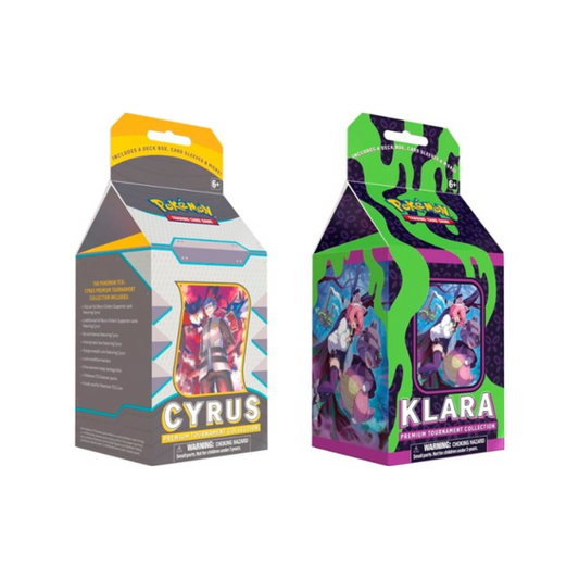Summon Supply — Pokemon Cyrus/Klara Premium Tournament Collection (2 Box Set) – Official Pokemon TCG Product