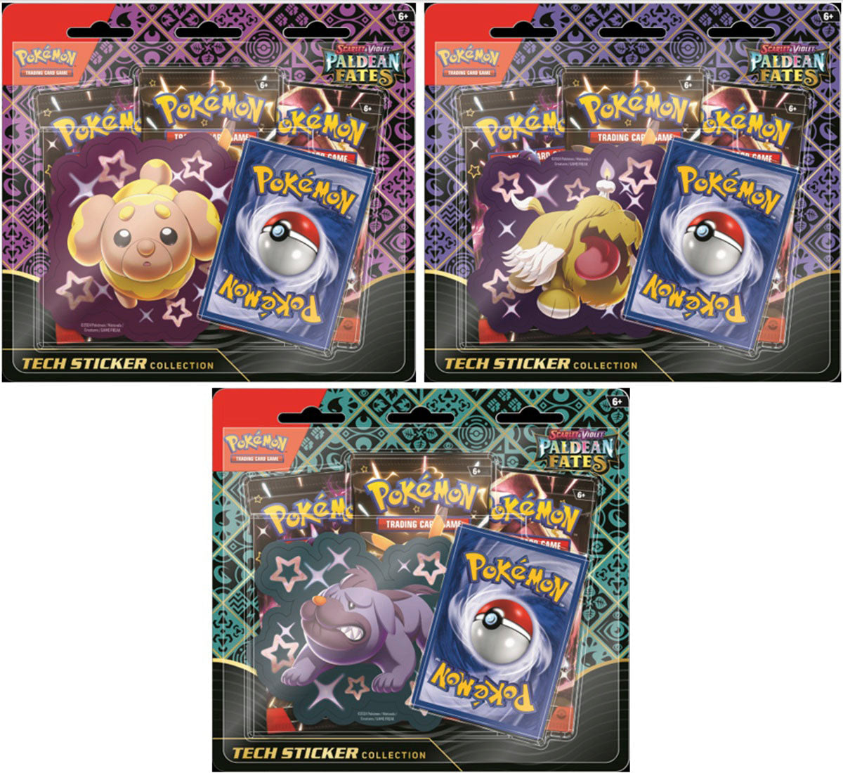 Summon Supply — Pokemon Scarlet & Violet Paldean Fates Tech Sticker Collection 12 Box Case – Official Pokemon TCG Product