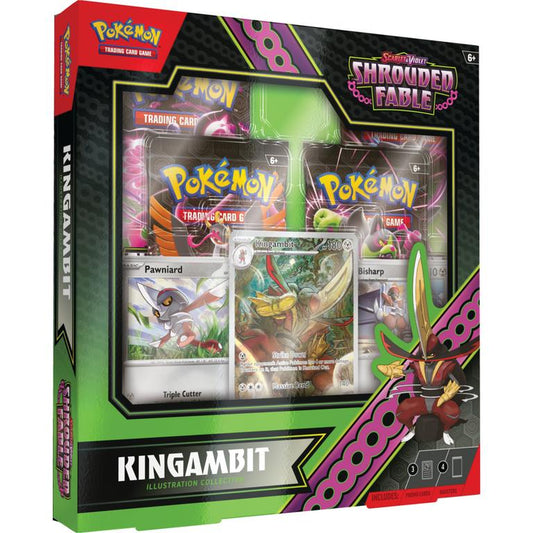 Summon Supply — Pokemon Scarlet & Violet Shrouded Fable Kingambit Illustration Collection 6 Box Case – Official Pokemon TCG Product