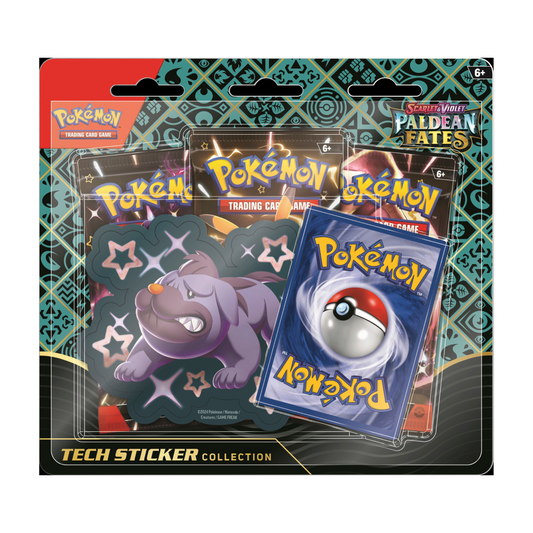 Summon Supply — Pokemon Scarlet & Violet Paldean Fates Tech Sticker Collection 12 Box Case – Official Pokemon TCG Product