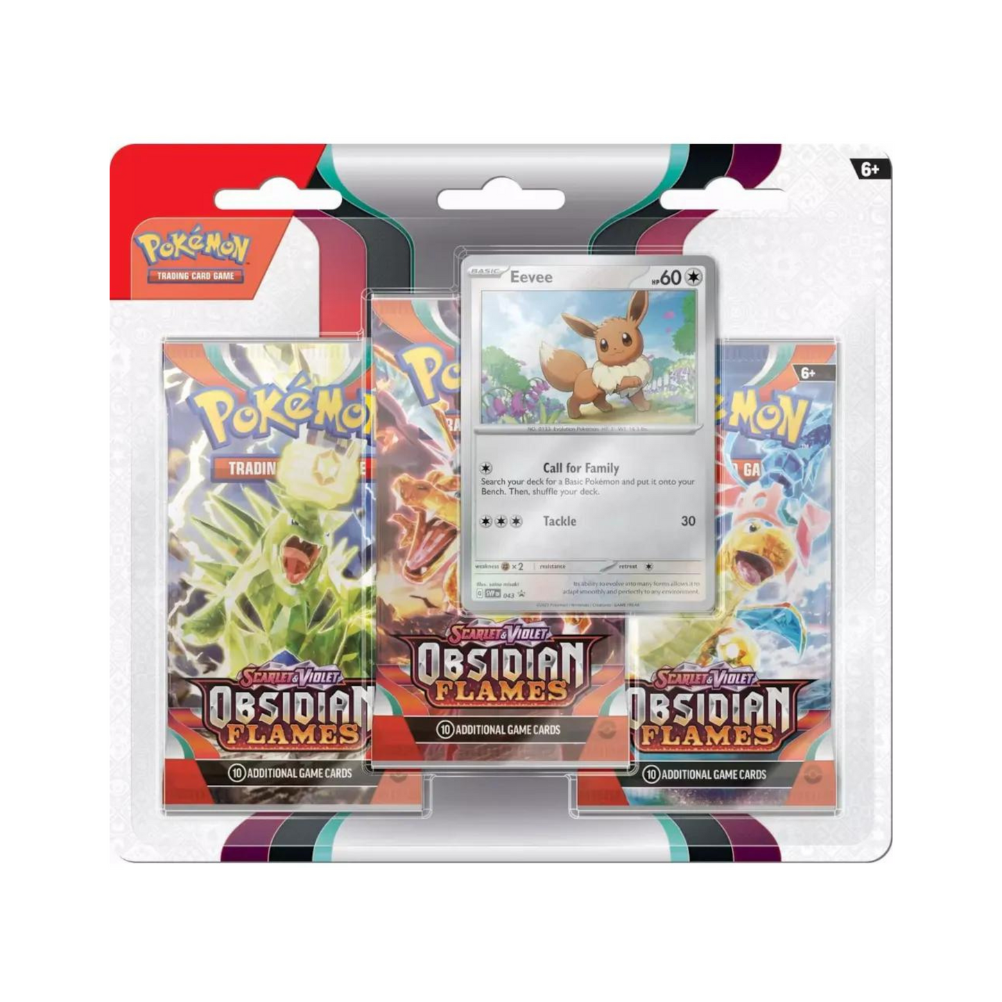 Summon Supply — Pokemon Scarlet & Violet Obsidian Flames 3 Pack Blister Pack 24 Pack Box – Official Pokemon TCG Product
