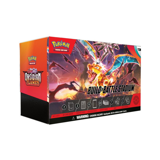 Summon Supply — Pokemon Scarlet & Violet Obsidian Flames Build & Battle Stadium Box – Official Pokemon TCG Product