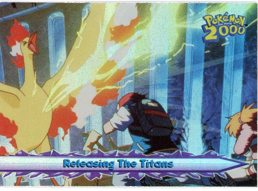 Summon Supply — Releasing The Titans Holo Blue Logo Pokemon The Movie 2000 – Official Pokemon TCG Product