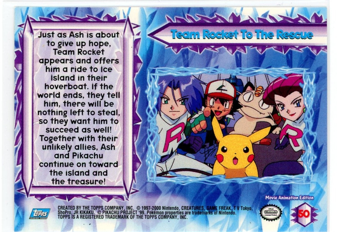 Summon Supply — Team Rocket To The Rescue Pokemon The Movie 2000 Holo – Official Pokemon TCG Product