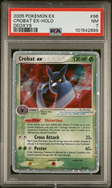Summon Supply — Crobat ex Pokemon Deoxys #96/107 PSA 7 – Official Pokemon TCG Product