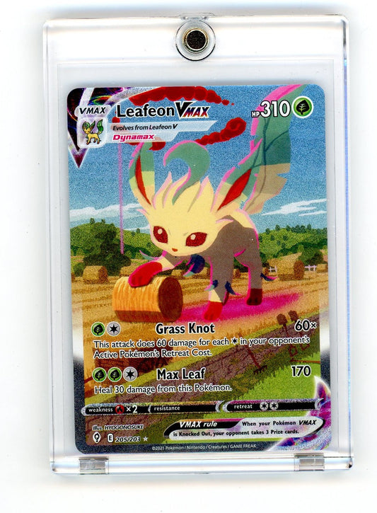 Summon Supply — Leafeon Vmax Pokemon Evolving Skies Alternate Art #205/203 – Official Pokemon TCG Product