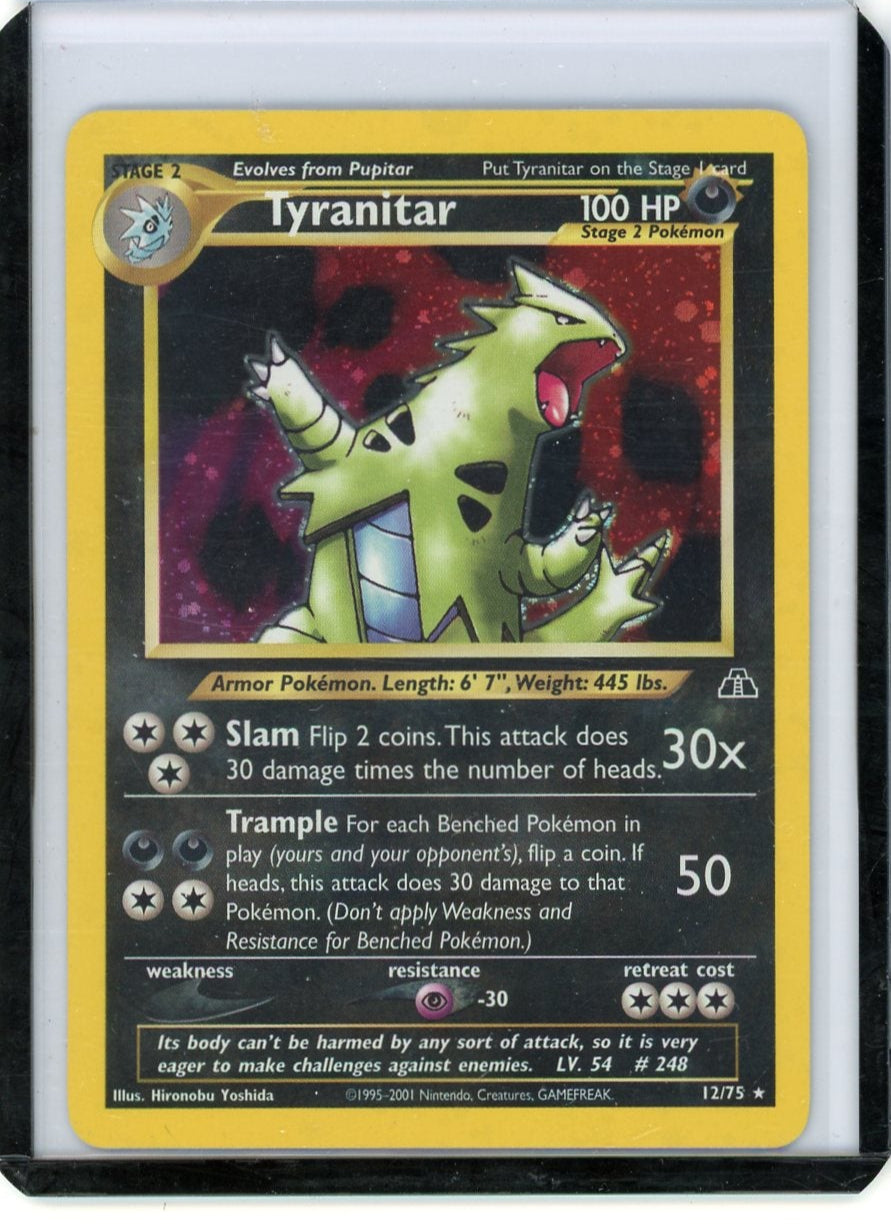 Summon Supply — Tyranitar Pokemon Neo Discovery Holo #12/75 – Official Pokemon TCG Product