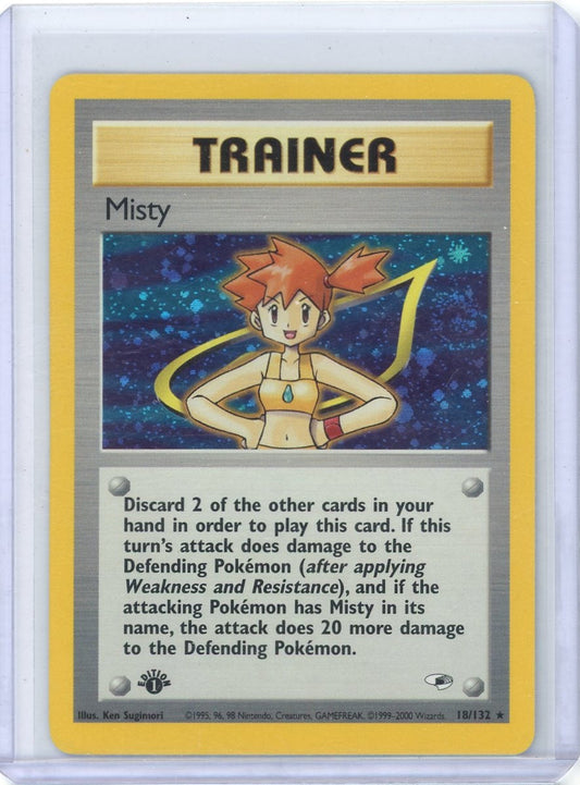 Summon Supply — Misty Pokemon Gym Heroes 1st Edition Holo #18/132 – Official Pokemon TCG Product