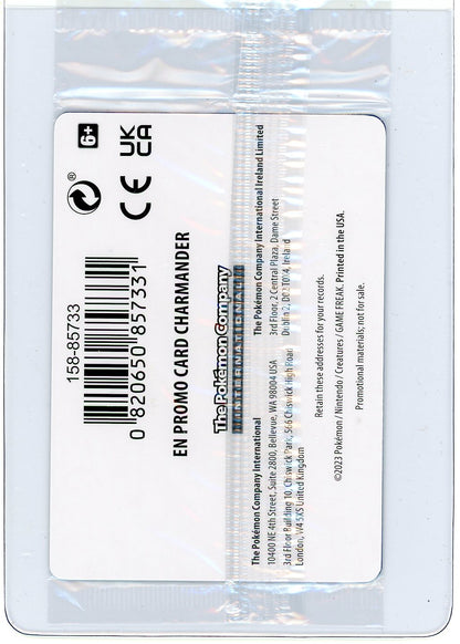 Summon Supply — Charmander Pokemon Reverse Holofoil (GameStop Exclusive) Sealed #006/165 – Official Pokemon TCG Product