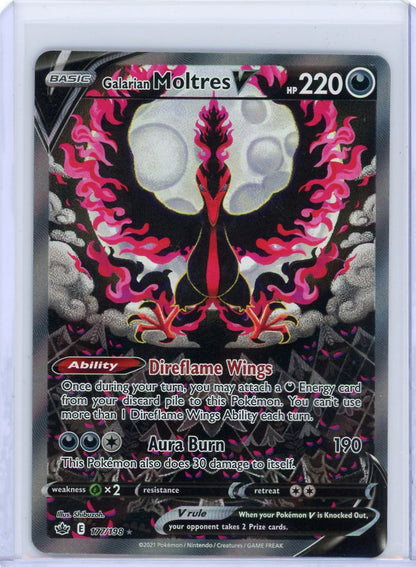 Summon Supply — Galarian Moltres V Pokemon Alternate Art #177/198 – Official Pokemon TCG Product