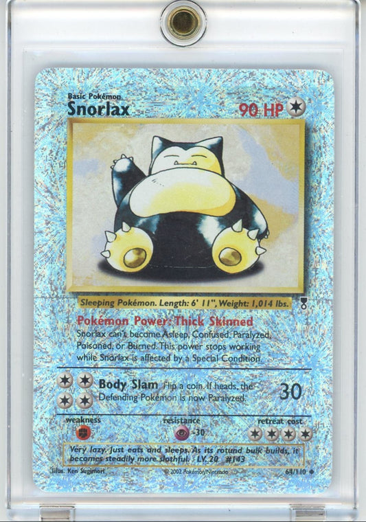 Summon Supply — Snorlax 2002 Pokemon Legendary Collection reverse holo #64/110 – Official Pokemon TCG Product