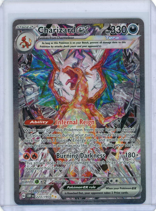 Summon Supply — Charizard ex Pokemon Obsidian Flames Special Illustration Rare #223/197 – Official Pokemon TCG Product