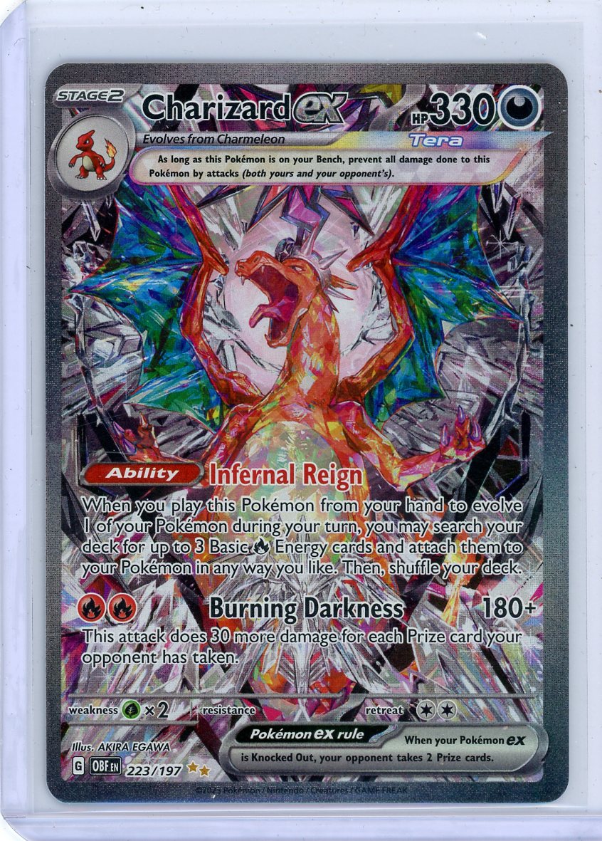 Summon Supply — Charizard ex Pokemon Obsidian Flames Special Illustration Rare #223/197 – Official Pokemon TCG Product