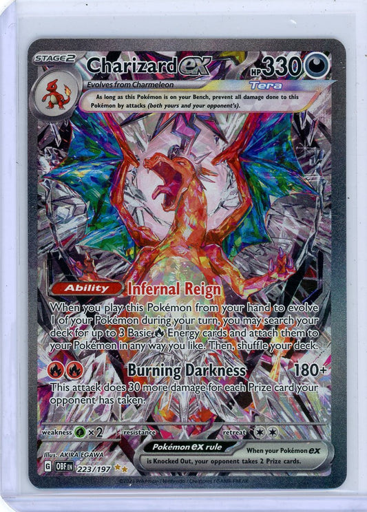 Summon Supply — Charizard ex Pokemon Obsidian Flames Special Illustration Rare #223/197 – Official Pokemon TCG Product