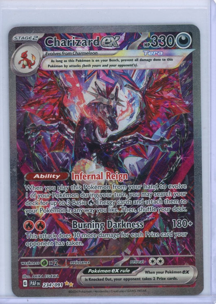 Summon Supply — Charizard ex Pokemon Paldean Fates Special Illustration Rare #234/091 – Official Pokemon TCG Product
