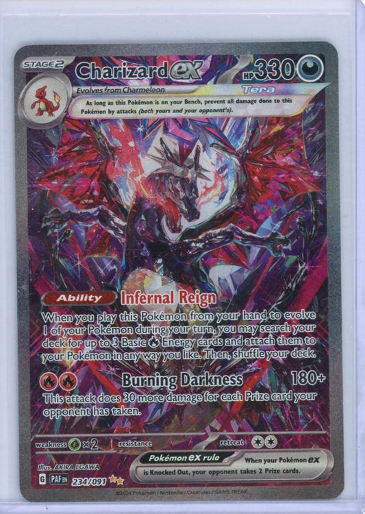 Summon Supply — Charizard ex Pokemon Paldean Fates Special Illustration Rare #234/091 – Official Pokemon TCG Product