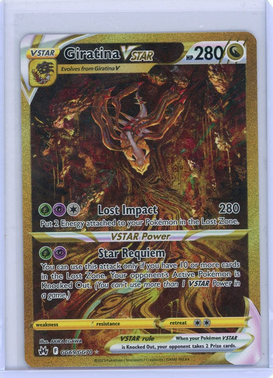 Summon Supply — Giratina Vstar Pokemon Crown Zenith Gold Galarian Gallery #GG69/GG70 – Official Pokemon TCG Product