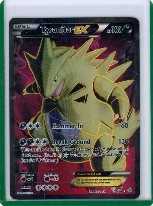 Summon Supply — Tyranitar EX Pokemon Ancient Origins Full-Art #91/98 – Official Pokemon TCG Product