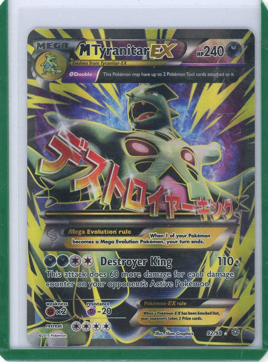 Summon Supply — Mega Tyranitar EX Pokemon Ancient Origins Full-Art #92/98 – Official Pokemon TCG Product