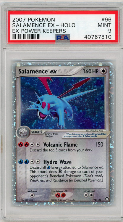 Summon Supply — Salamence ex Pokemon EX Power Keepers Holo #96/108 PSA 9 – Official Pokemon TCG Product