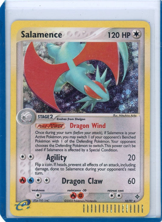 Summon Supply — Salamence Pokemon Dragon Holo #10/97 – Official Pokemon TCG Product