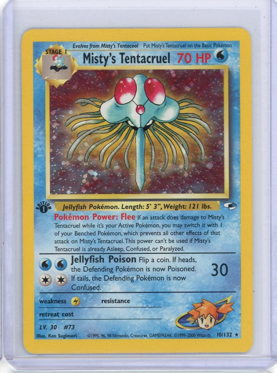Summon Supply — Misty's Tentacruel Pokemon Gym Heroes 1st Edition #10/132 – Official Pokemon TCG Product