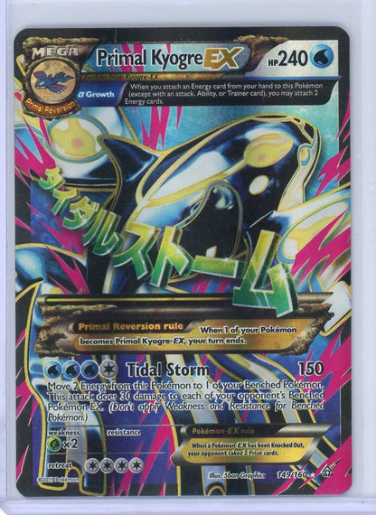 Summon Supply — Primal Kyogre EX Pokemon XY Primal Clash Full-Art #149/160 (LP) – Official Pokemon TCG Product