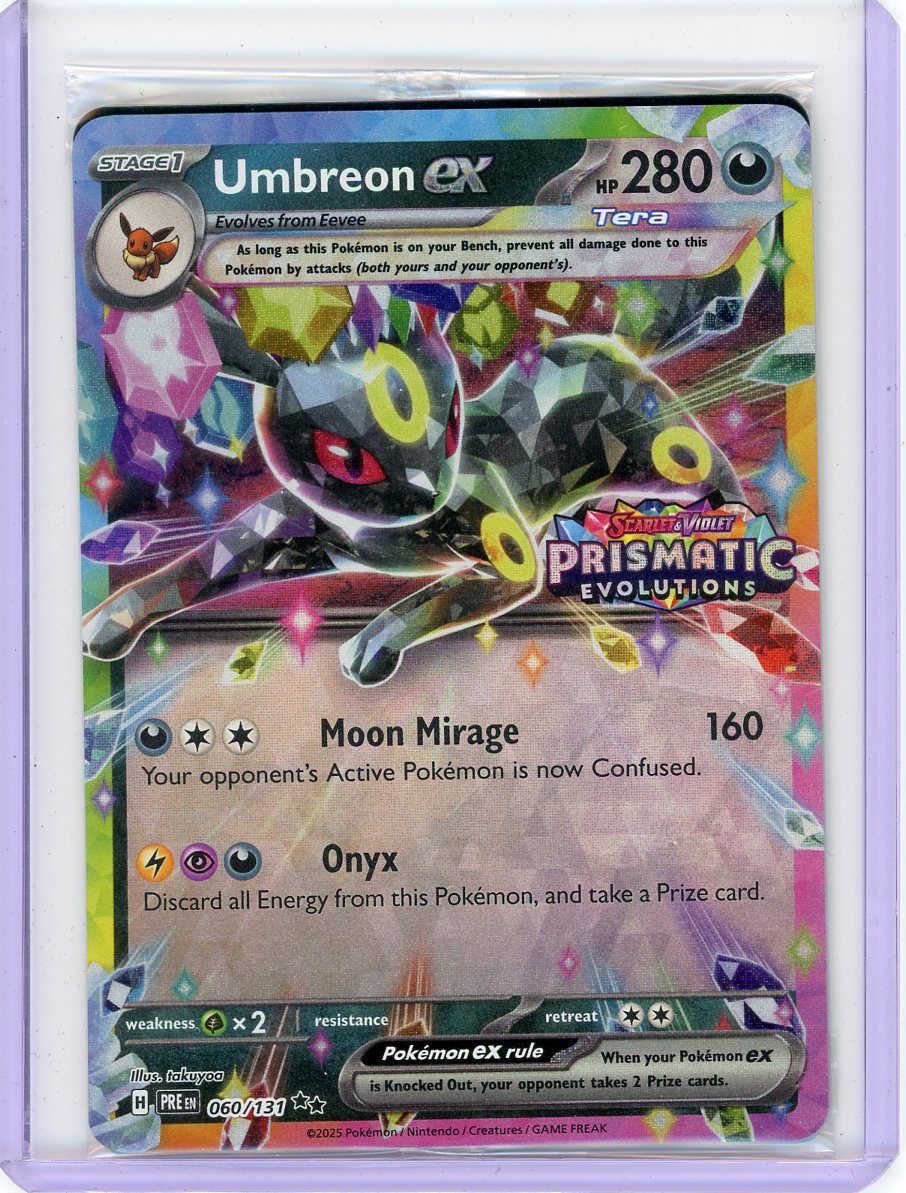 Summon Supply — Umbreon ex 2024 Pokemon Prismatic Evolutions Stamped Promo (sealed) – Official Pokemon TCG Product