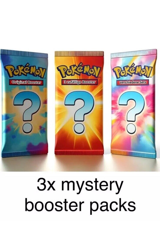 Summon Supply — 3x Pokemon Mystery Booster Packs – Authentic Japanese Pokemon Cards