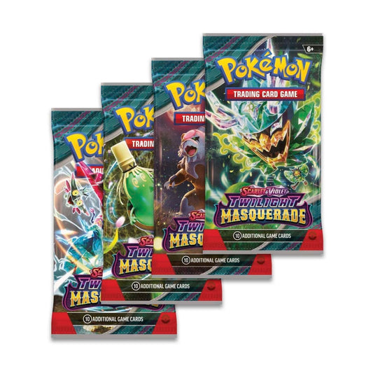 Summon Supply — Pokemon TCG Twilight Masquerade - Booster Packs SET OF 4 – Authentic Japanese Pokemon Cards