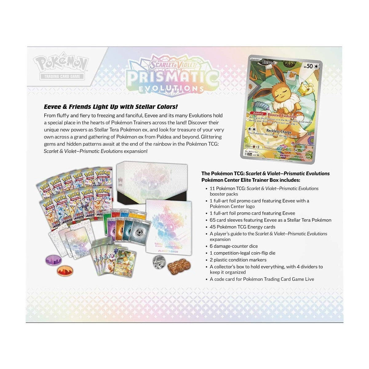 Summon Supply — Pokemon TCG Prismatic Evolutions - Elite Trainer Box – Complete Trainer Kit with Accessories