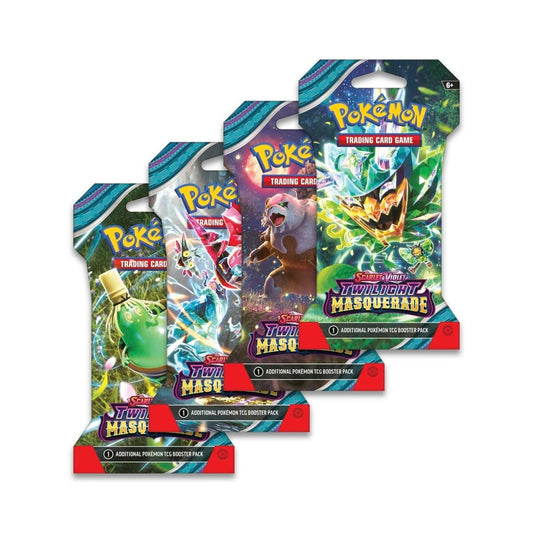 Summon Supply — Pokemon TCG Twilight Masquerade Sleeved - Booster Packs SET OF 4 – Authentic Japanese Pokemon Cards