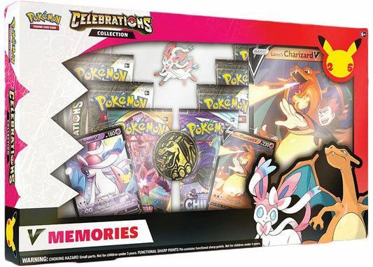 Summon Supply — Pokemon TCG Celebrations V Memories Box Charizard & Sylveon – Official Pokemon TCG Product