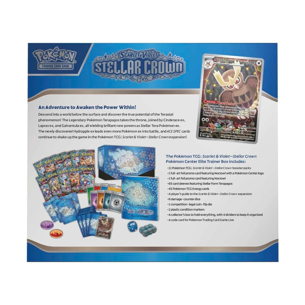 Summon Supply — Stellar Crown Pokemon Center Elite Trainer Box – Complete Trainer Kit with Accessories