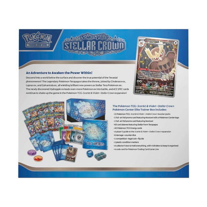 Summon Supply — Stellar Crown Pokemon Center Elite Trainer Box – Complete Trainer Kit with Accessories