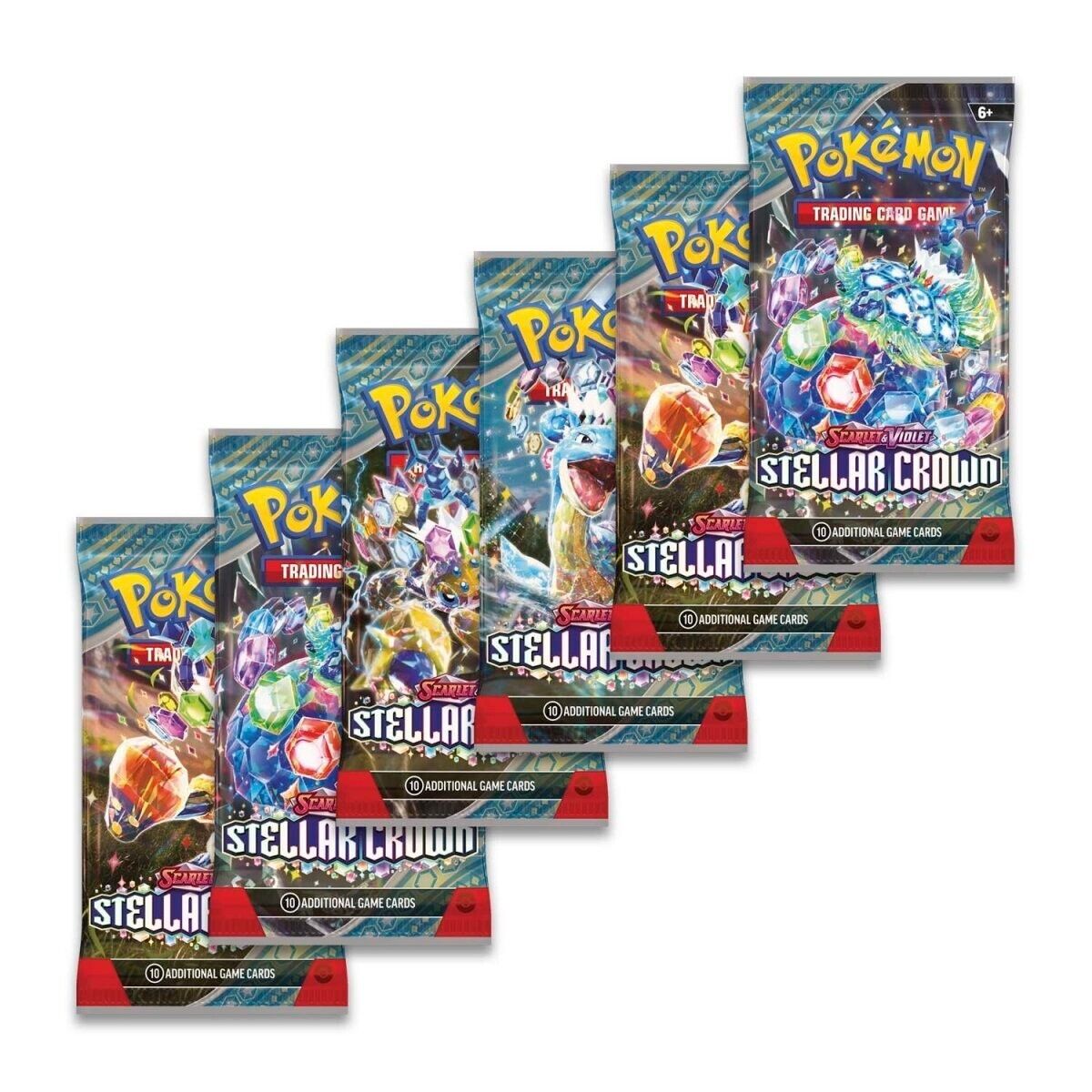 Summon Supply — Stellar Crown 6 Pack Booster Bundle – Official Pokemon TCG Product