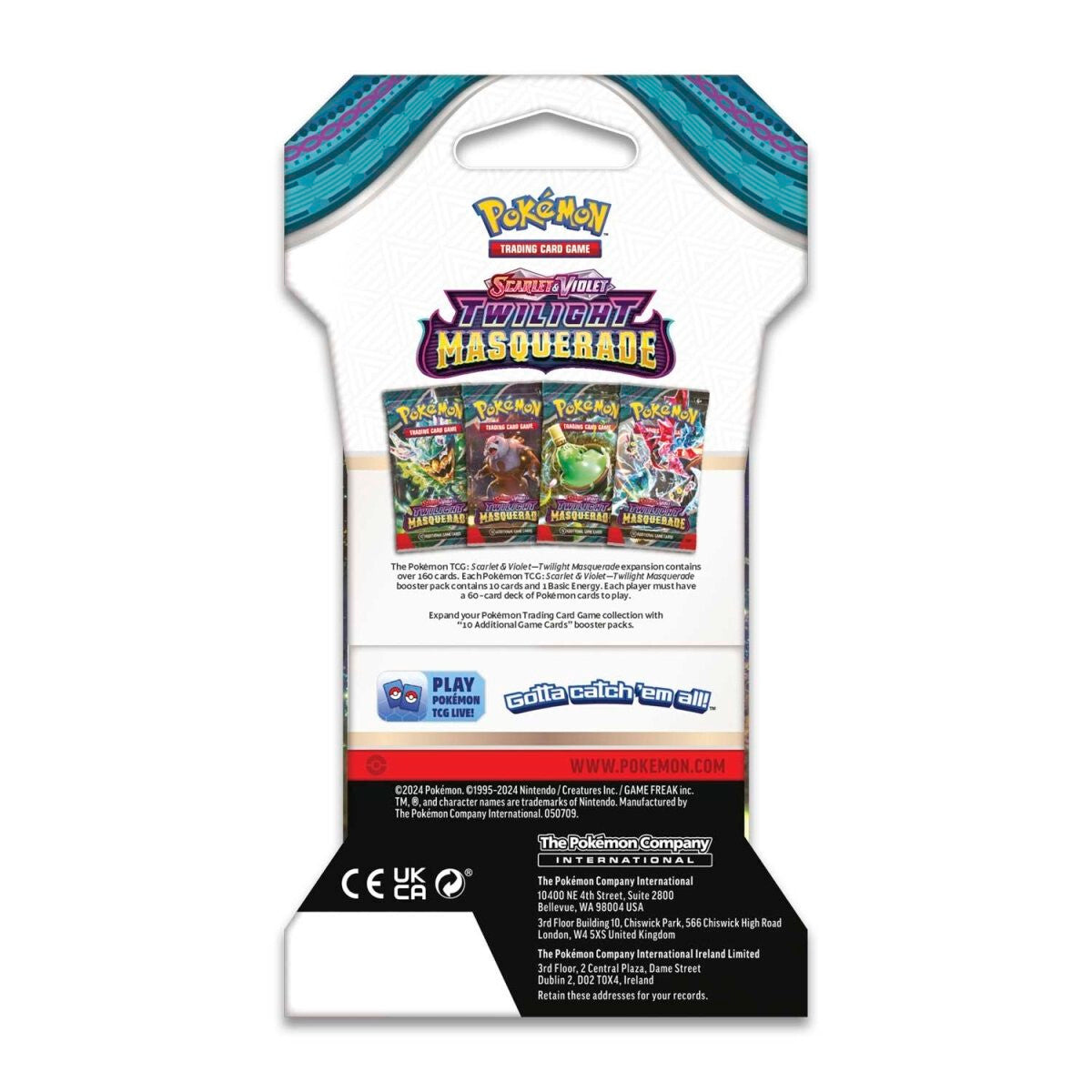 Summon Supply — Pokemon TCG Twilight Masquerade Sleeved - Booster Packs SET OF 4 – Authentic Japanese Pokemon Cards