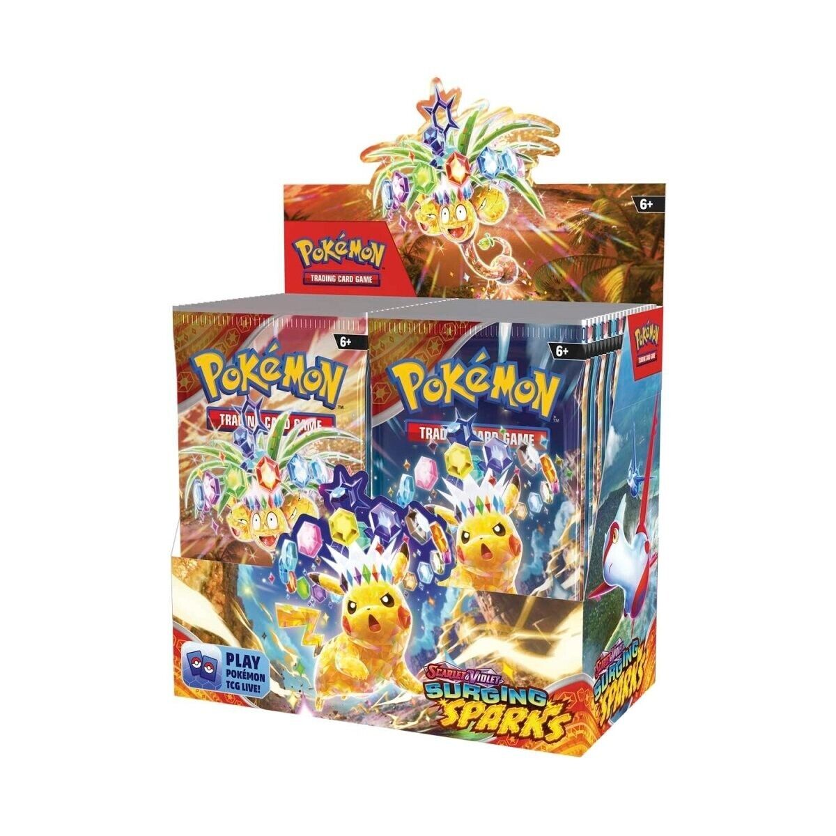 Summon Supply — Japanese Pokemon TCG Scarlet & Violet - Surging Sparks SV08 Sealed Booster Box – Rare & Exclusive Cards
