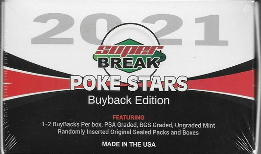 Summon Supply — 2021 Super Break Pokemon Poke Stars Buyback Edition – Official Pokemon TCG Product